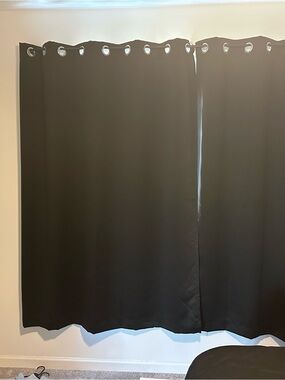 Nicetown blackout curtains 72inch L by 62inch W